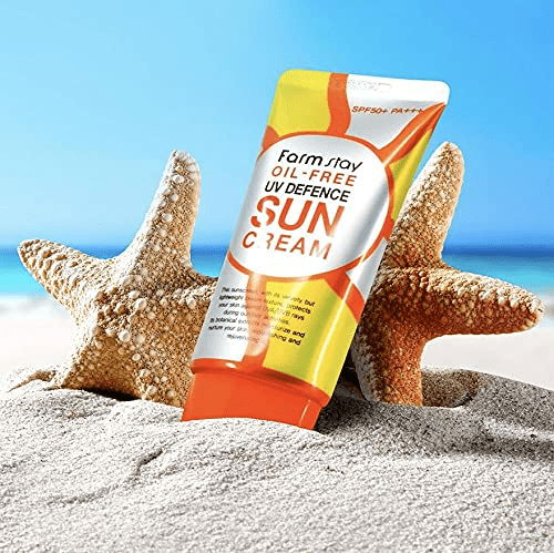 farm stay oil free uv defence sun cream skincare-kbeauty-glowtime-farm stay oil free uv defense sun cream