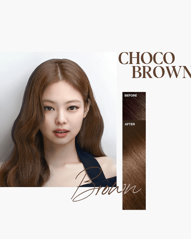 mise-en-scene-all-new-hello-bubble-6n-choco brown model skincare-kbeauty-glowtime-mise en scene choco brown 6n