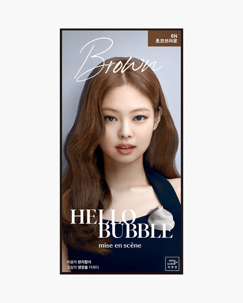 mise-en-scene-all-new-hello-bubble-6n-choco brown skincare-kbeauty-glowtime-mise en scene choco brown 6n