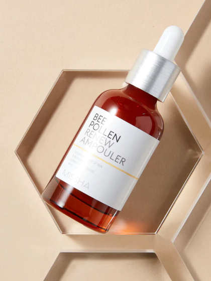 skincare-kbeauty-glowtime-missha bee pollen renew ampouler