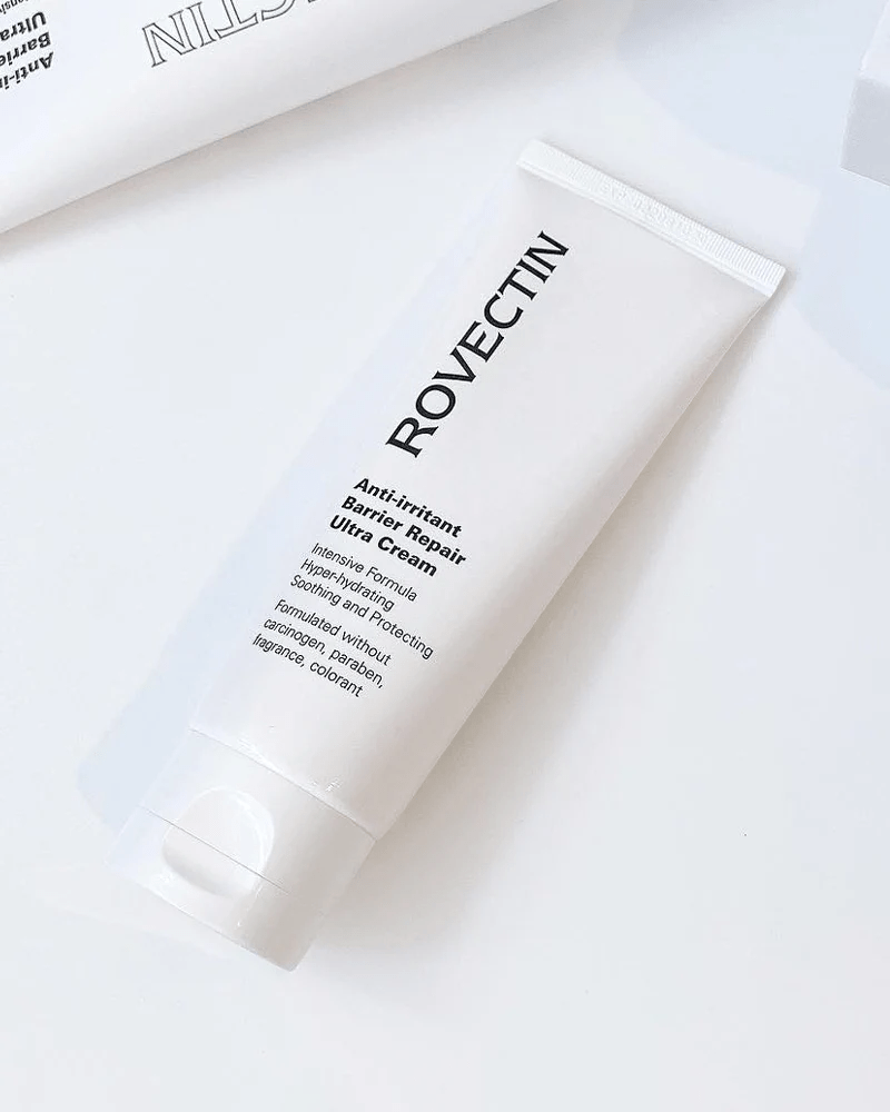 rovectin-anti-irritant-barrier-repair-ultra-cream-main close up skincare-kbeauty-glowtime-rovectin anti irritant barrier repair ultra cream