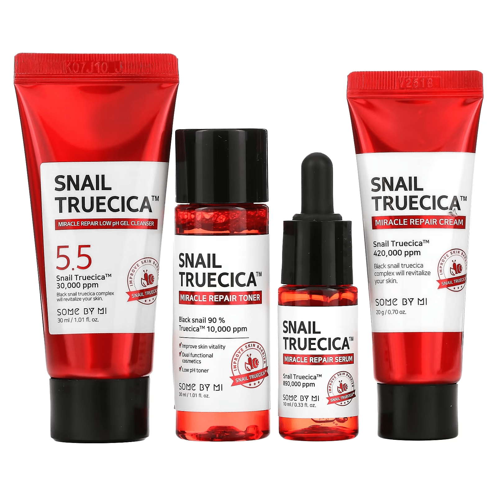 some by mi miracle truecica snail starter kit skincare-kbeauty-glowtime-some by mi snail truecica starter kit