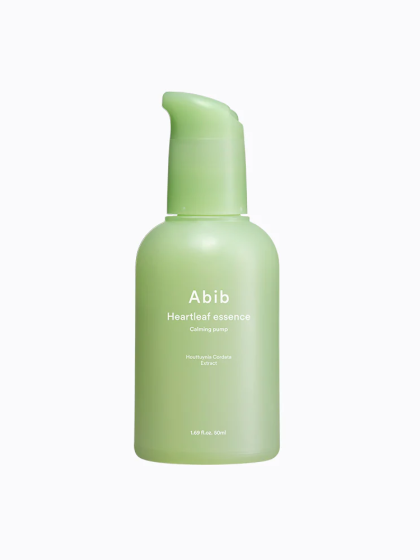 skincare-kbeauty-glowtime-abib heartleaf essence calming pump