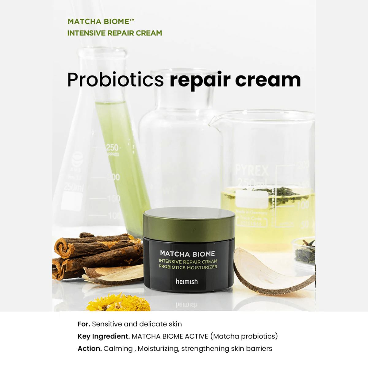 heimish matcha biome intenseice repair cream probiotics moisturizer info 2 skincare-kbeauty-glowtime-Heimish macha biome intensive repair cream probiotics moisturizer