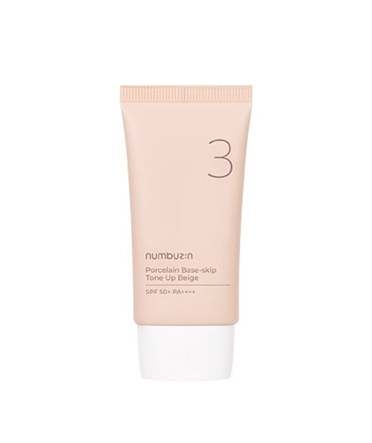 skincare-kbeauty-glowtime-numbuzin no 3 porcelain base skip tone up begie