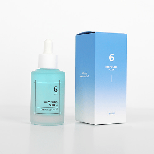 Numbuzin No 6 Deep Sleep mask serum box skincare-kbeauty-glowtime-Numbuzin No 6 Deep Sleep mask serum