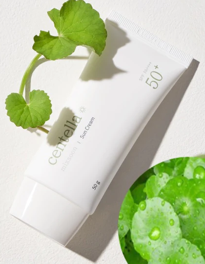skincare-kbeauty-glowtime-mixoon centella sun cream