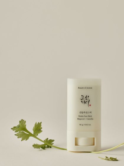 skincare-kbeauty-glowtime-beauty of joseon matte sun stick mugwort and camelia spf 50