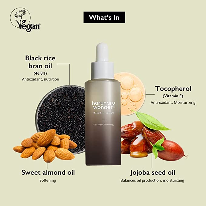 Haru Haru Black Rice Facial OIl info skincare-kbeauty-glowtime-haru haru black rice facial oil