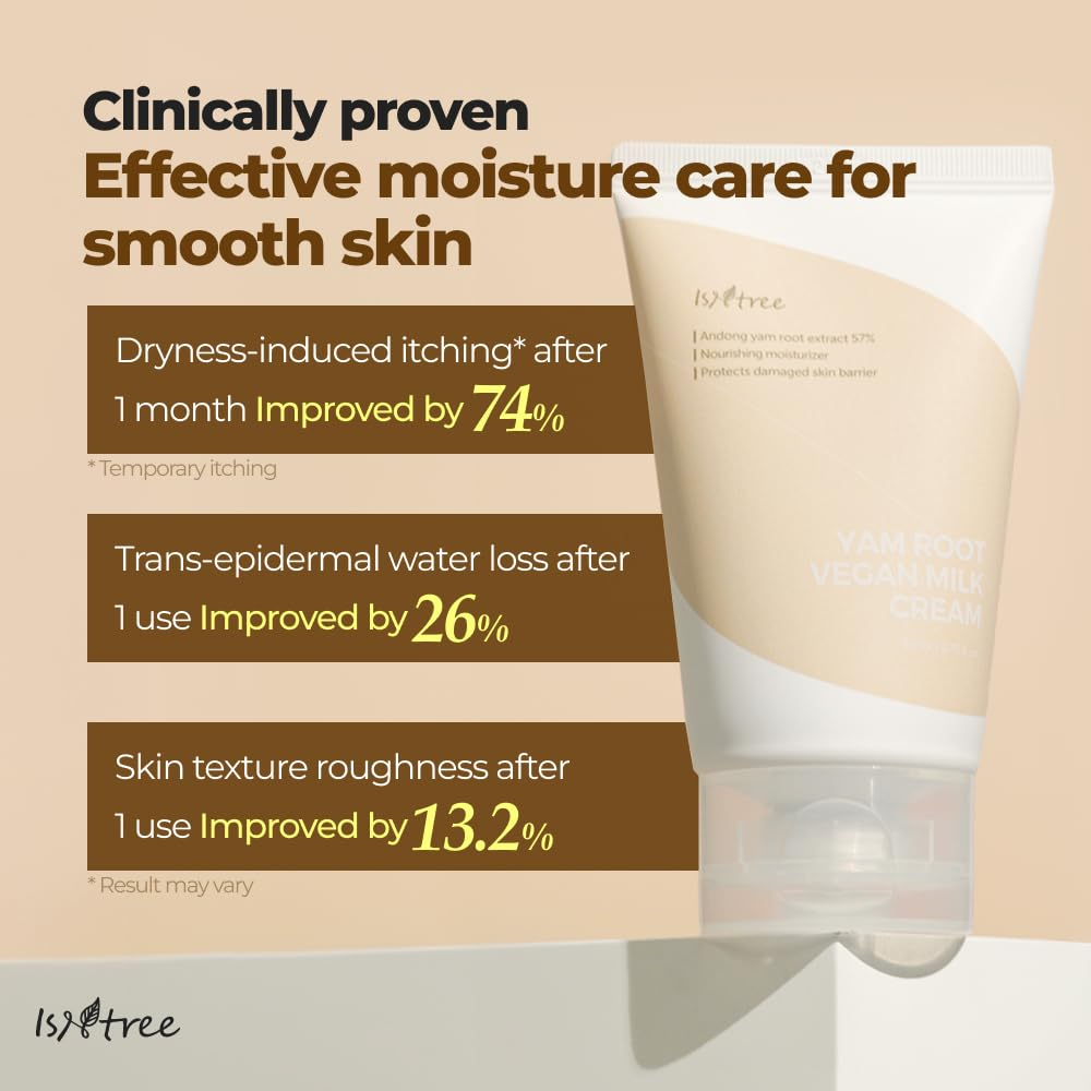 ISNTREE Yam Root Vegan Milk cream 6 skincare-kbeauty-glowtime-isntree yam root vegan milk cream
