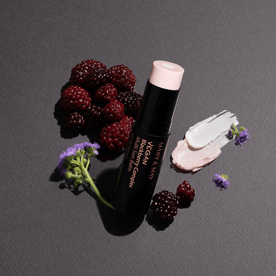 MM Vegan Blackberry COmplex multi sun balm lifestyle