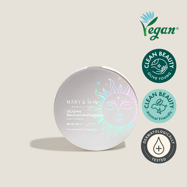 MM Vegan Niacinamide Pantehnol Sun Suncushion main MM Vegan Niacinamide Panthenol Sun cushion
