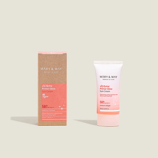 MM Vegan Primer Glow Sun cream box skincare-kbeauty-glowtime-MM Vegan Primer Glow Sun cream