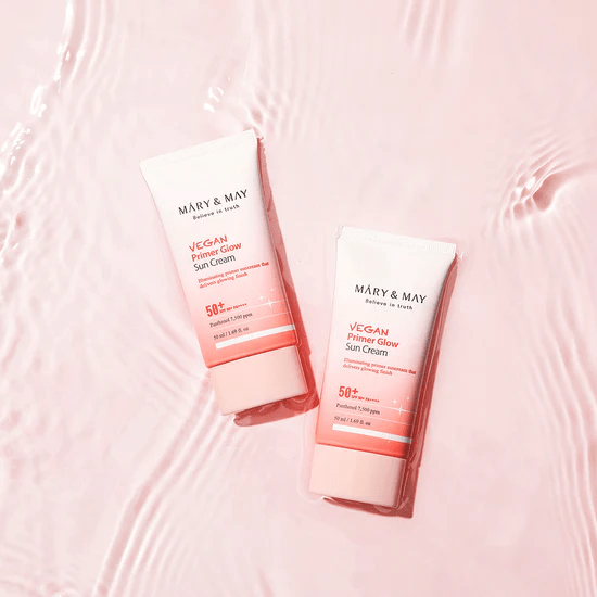 MM Vegan Primer Glow Sun cream double skincare-kbeauty-glowtime-MM Vegan Primer Glow Sun cream
