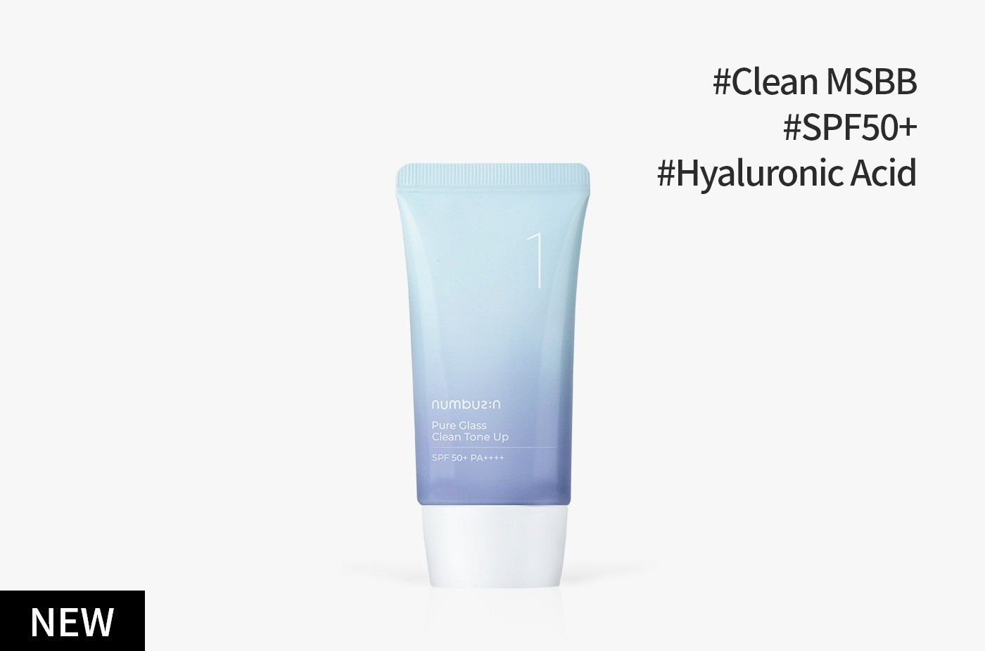 Numbuzin no 1 pure glass tone up skincare-kbeauty-glowtime-numbuzin no 1 pure glass clean tone up