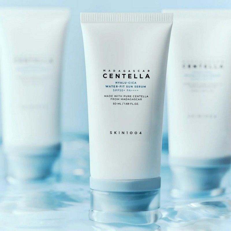 SKin 1004 Madagascar centella Hyalu cica water fit sun serum skincare-kbeauty-glowtime-skin 1004 magagascar centella hyalu cica water fit serum