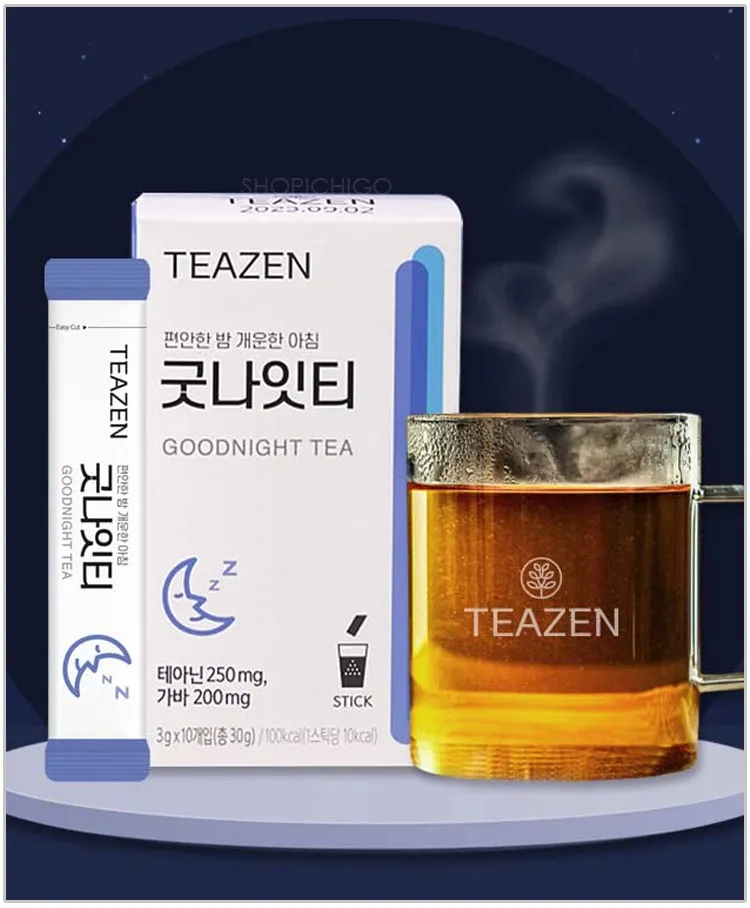 Teazen-Goodnight-Tea cup skincare-kbeauty-glowtime-teazen good night tea