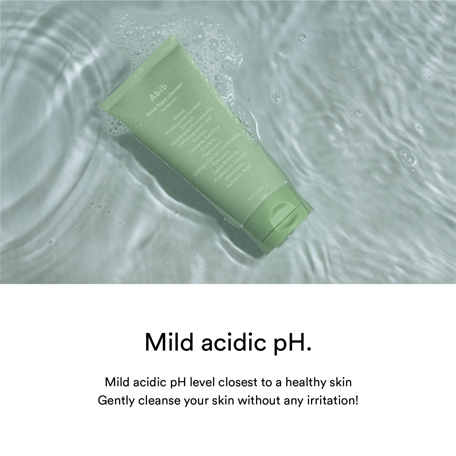 abib acne foam cleanser mild ph skincare-kbeauty-glowtime-abib acne foam cleanser