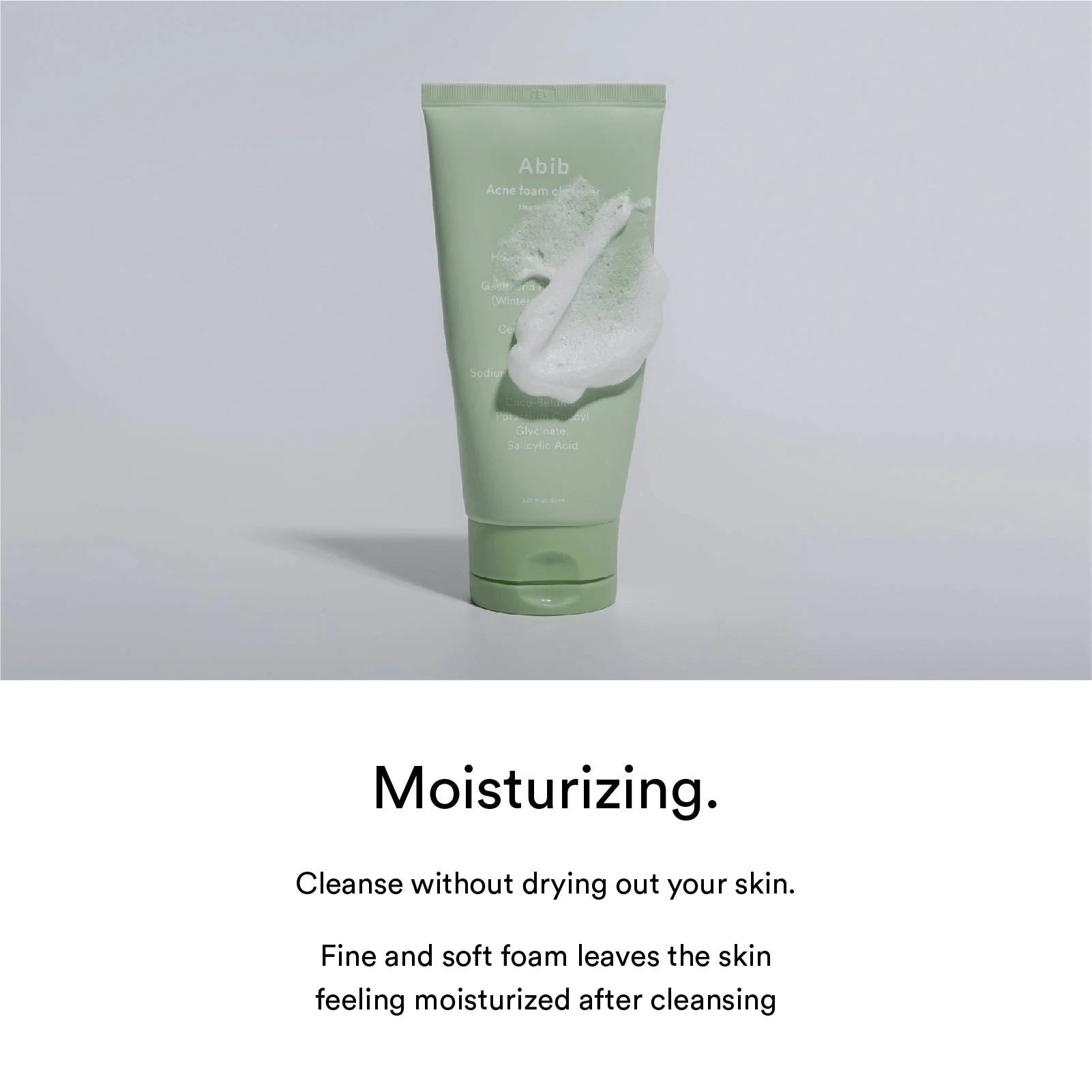 abib acne foam cleanser moisturising skincare-kbeauty-glowtime-abib acne foam cleanser