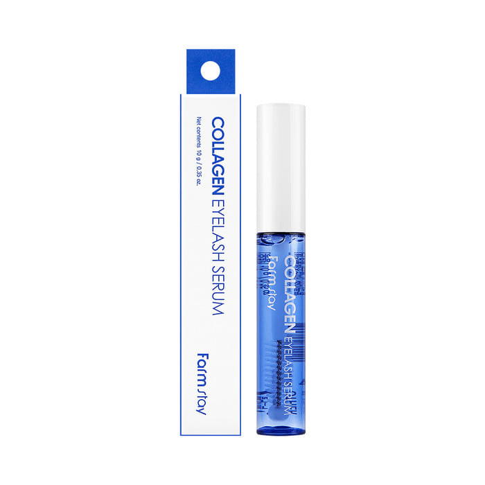 eyelash growth serum box skincare-kbeauty-glowtime-farm stay collagen eyelash serum