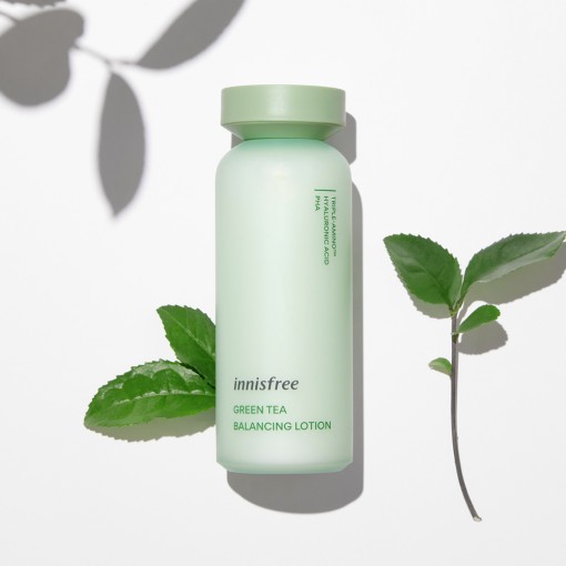 innisfree green tea balancing lotion lifestyle skincare-kbeauty-glowtime-innisfree gree tea balancing lotion