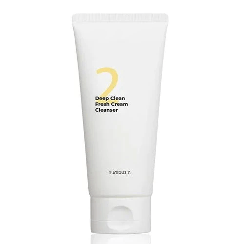 no-2-cleanser main skincare-kbeauty-glowtime-Numbuzin no 2 deep clean fresh cream cleanser