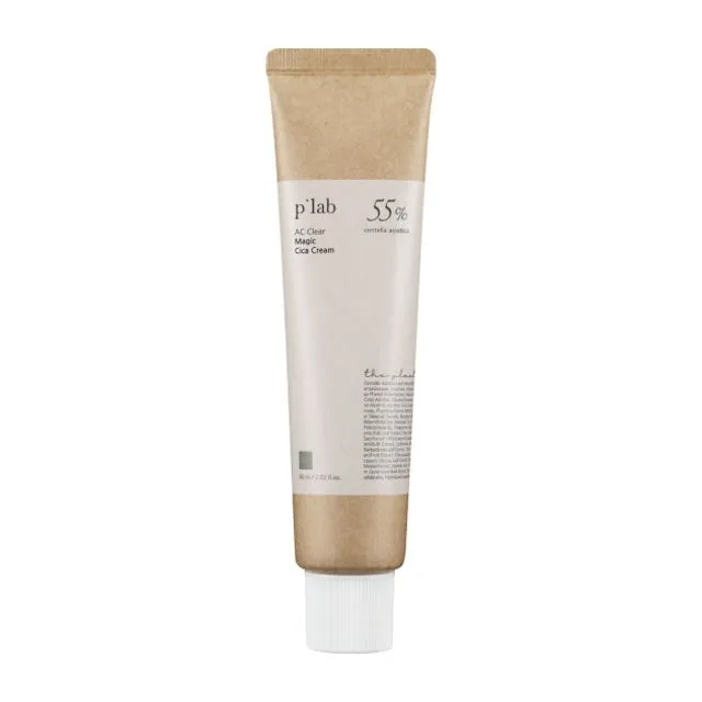 the plant base p lab ac clear magic cica cream 55% skincare-kbeauty-glowtime-the plantbase *paid* lab ac clear magic cica cream
