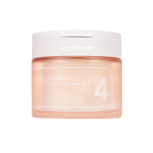 NUMBUZIN No.4 Pore Zero Peeled Egg Toner Pad main skincare-kbeauty-glowtime-numbuzin no 4 pore zero peeled egg toner pad