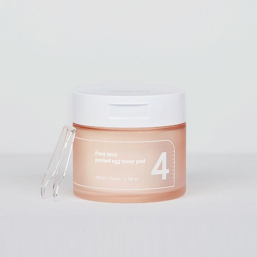 NUMBUZIN No.4 Pore Zero Peeled Egg Toner Pad tweezer skincare-kbeauty-glowtime-numbuzin no 4 pore zero peeled egg toner pad