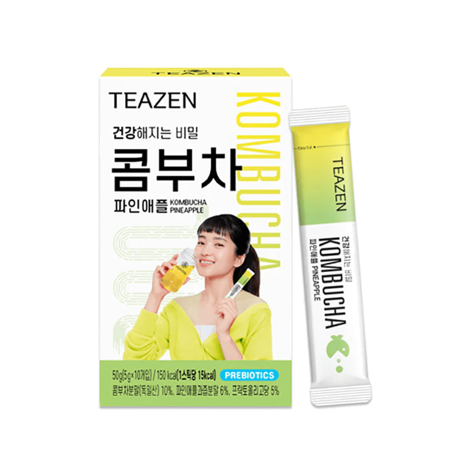 Teazen_KombuchaPineapple skincare-kbeauty-glowtime-Teazon Kombucha Kombucha PIneapple stick
