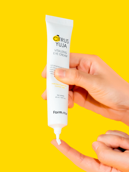 skincare-kbeauty-glowtime-farm stay citrus yuja vitalizing eye cream