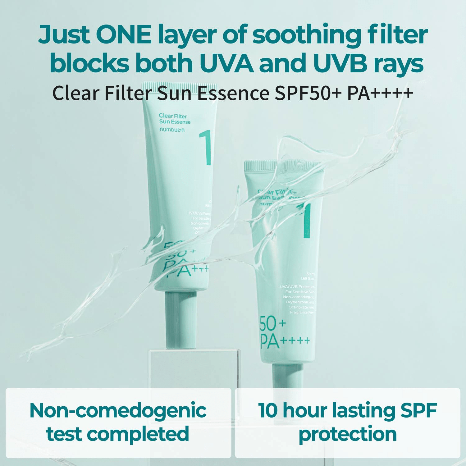 skincare-kbeauty-glowtime-numbuzin pure full calming water sunscreen