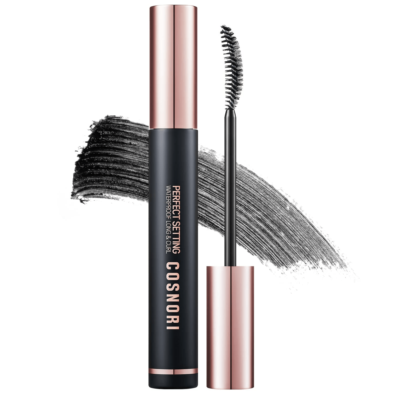 COSNori waterproof long and curl skincare-kbeauty-glowtime-cosnori perfect setting waterprood mascara long and curl