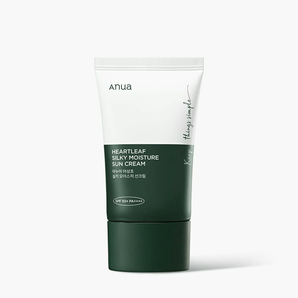 skincare-kbeauty-glowtime-anua sun care heartleaf silky moisture sun cream