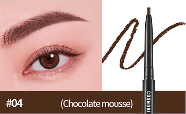 skincare-kbeauty-glowtime-cosnori slim eyebrow pencil choco mousse
