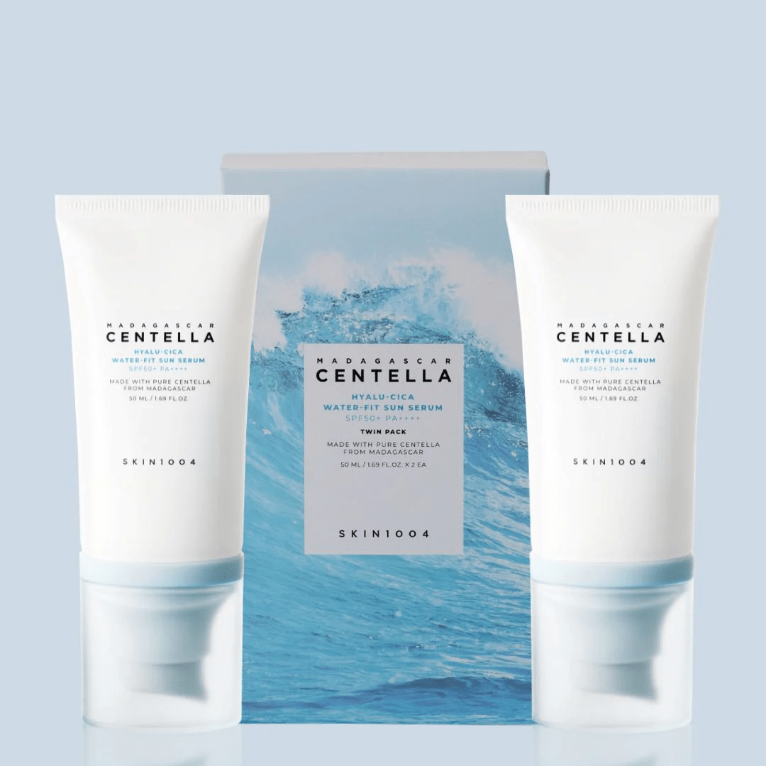 skin1004-madagascar-centella-hyalu-cica-water-fit-sun-serum-spf50-pa-twin-pack skincare-kbeauty-glowtime-skin 1004 magagascar centella hyalu cica water fit serum