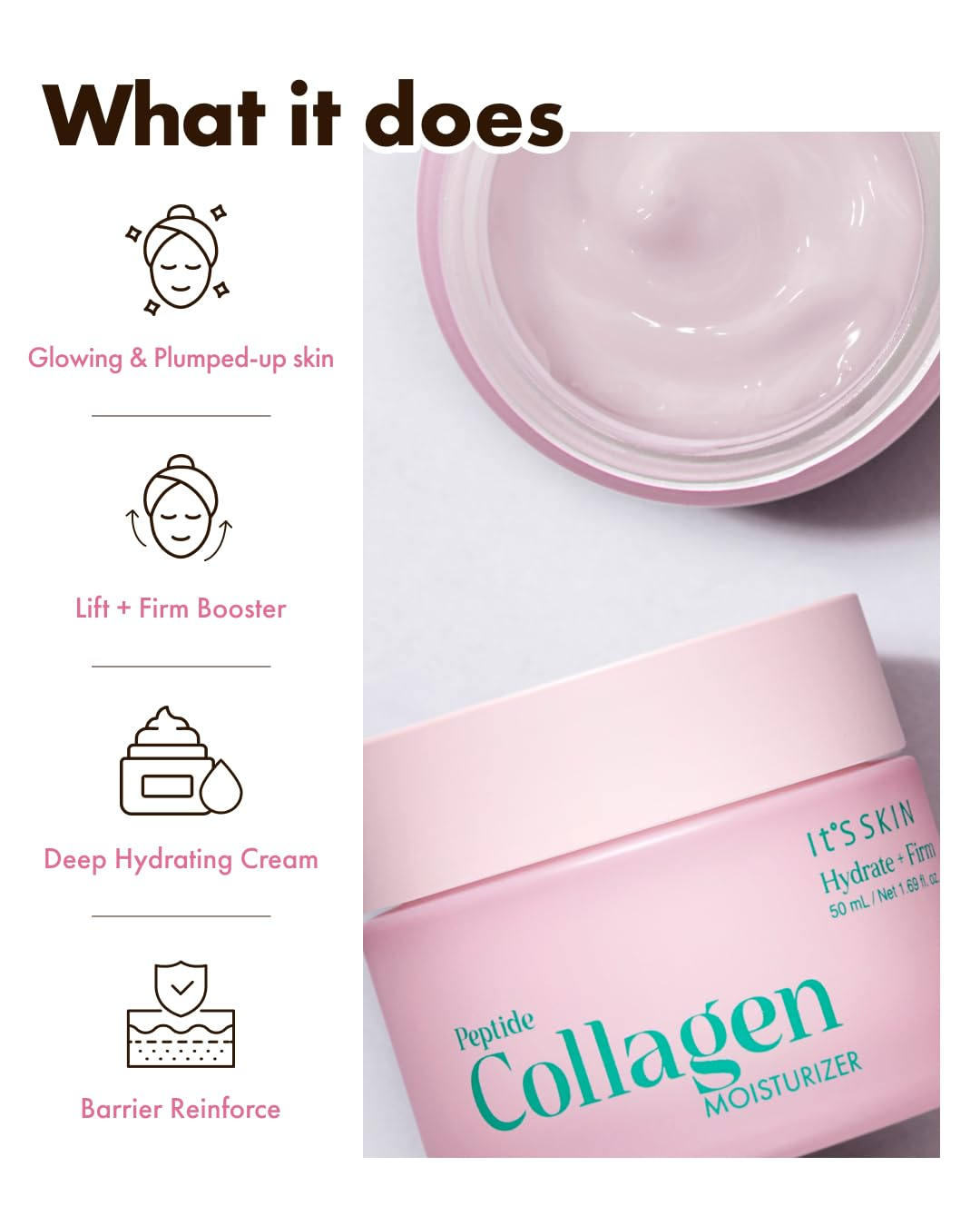 ITS SKIN Peptide Collagen Moisturizer 3 skincare-kbeauty-glowtime-its skin peptide collagen moisturizer