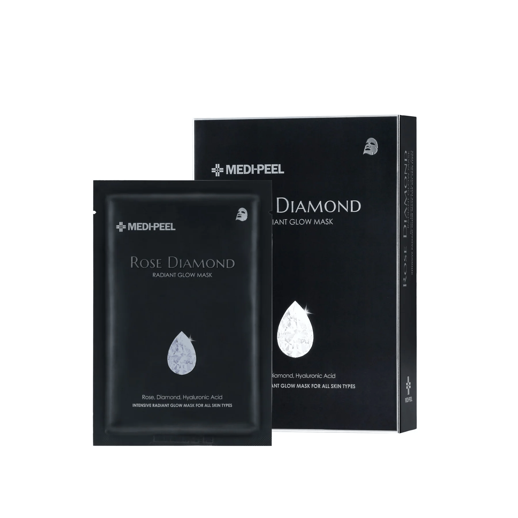 medi-peel-rose-diamond-radiant-glow-mask-sheet skincare-kbeauty-glowtime-medi-peel rose diamiond radaint glow mask