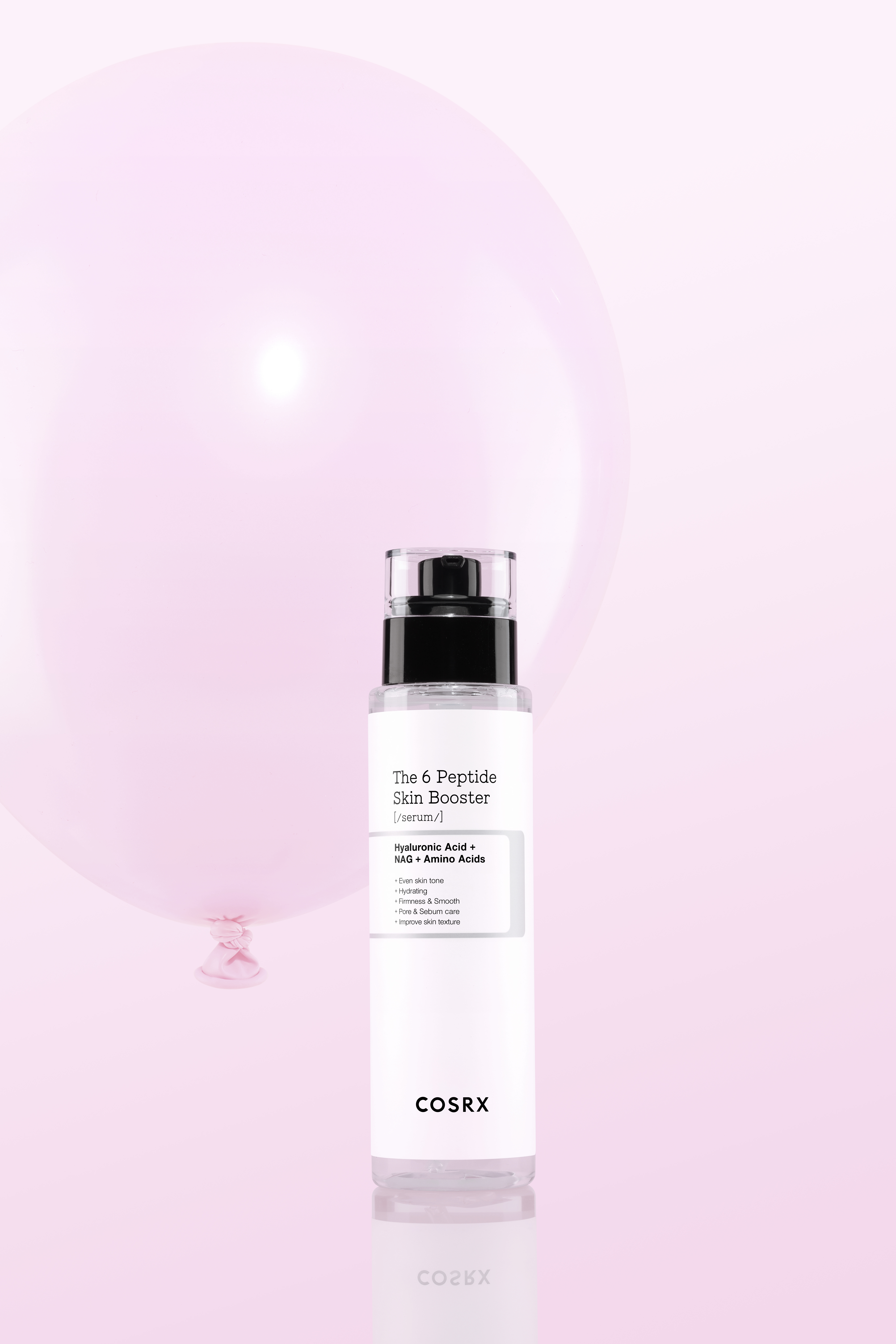 Baloon front Peptide Pink Violet Final skincare-kbeauty-glowtime-cosrx the 6 peptide serum