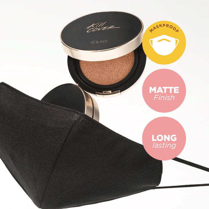 Clio kill cover fixer cuhion 2 skincare-kbeauty-glowtime-clio kill cover fixer cushion