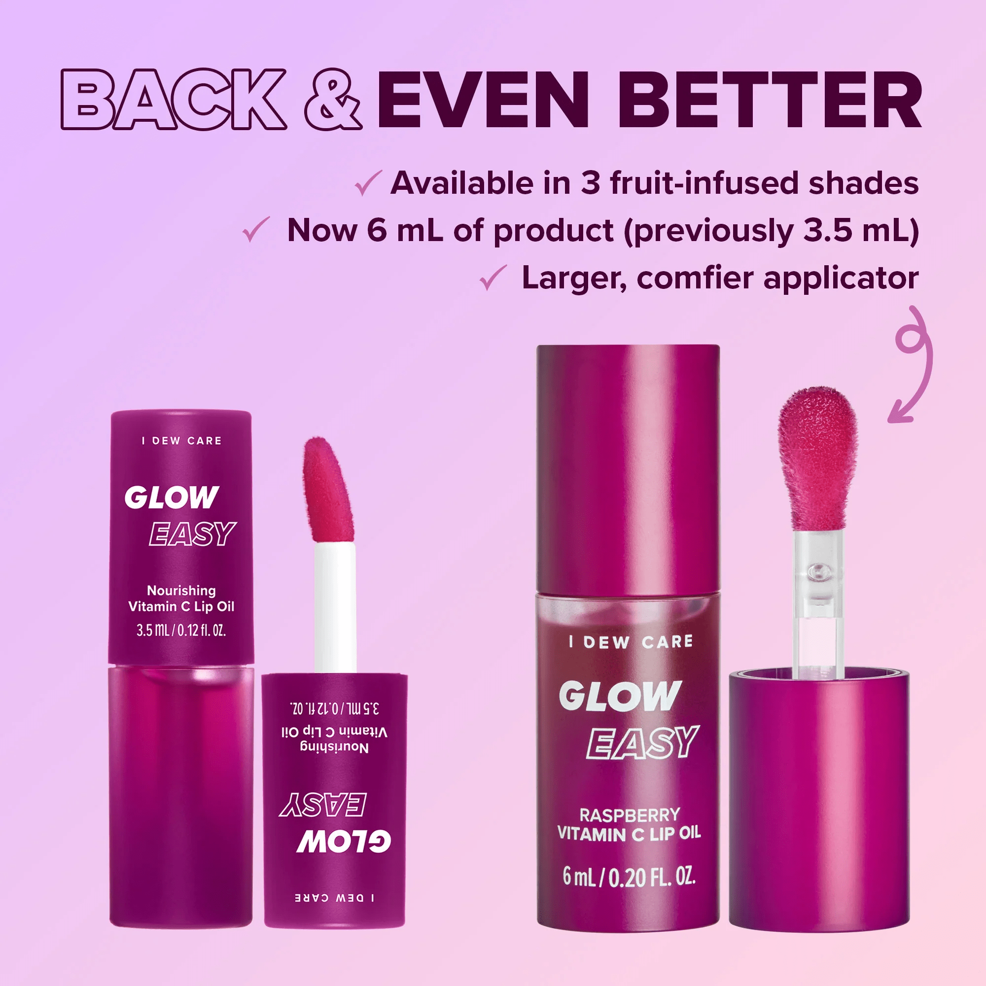 03 skincare-kbeauty-glowtime-i dew care glow easy raspberry vitamin C lip oil