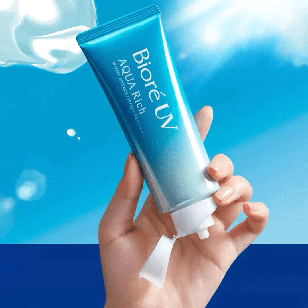 Biore UV aqua rich watery essence skincare-kbeauty-glowtime-glowtime biore uv aqua rich