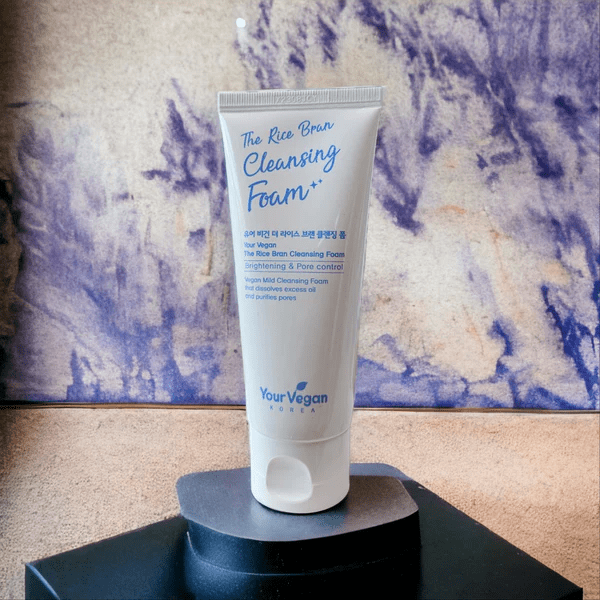 skincare-kbeauty-glowtime-your vegan the rice bran cleansing foam