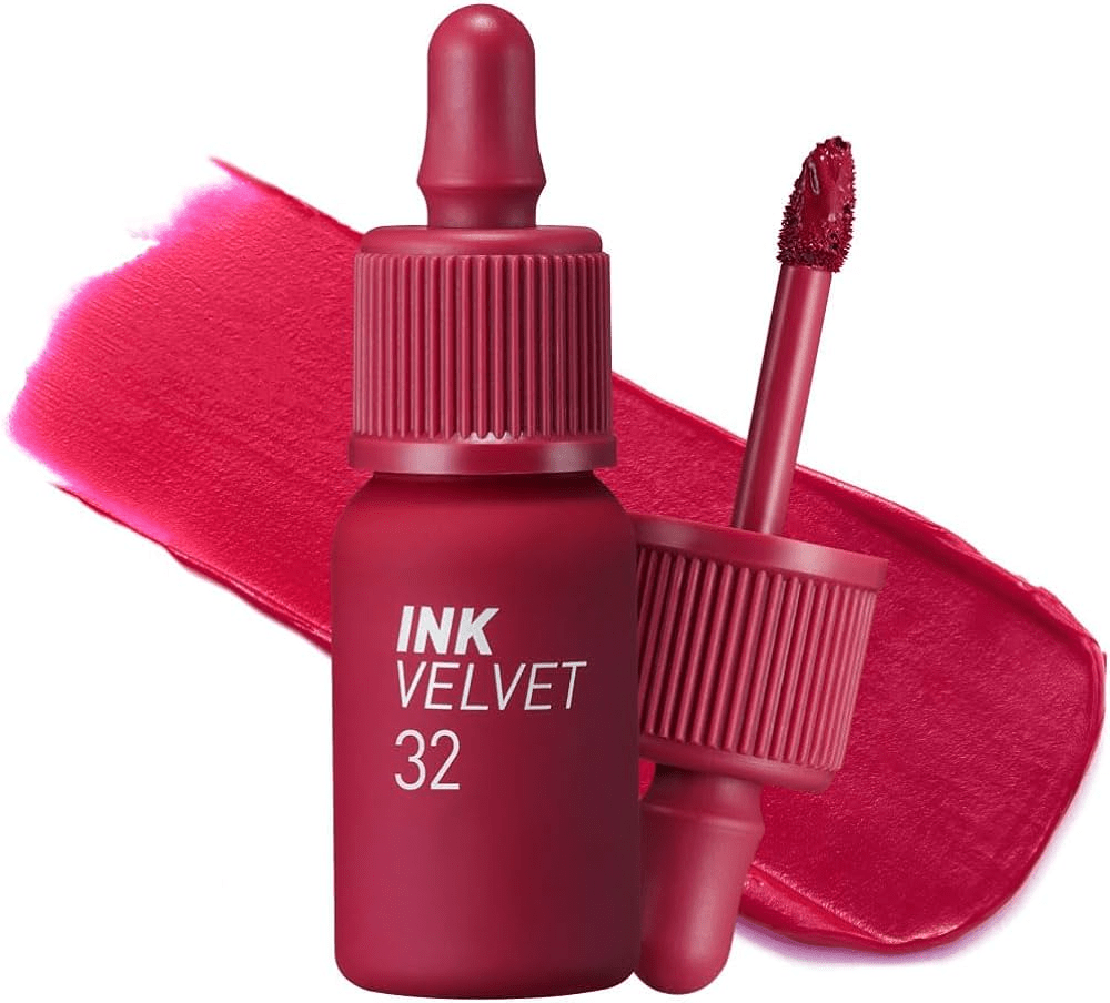 ink the velvet 032 fuschia red 1 skincare-kbeauty-glowtime-peripera ink the velvet 032 fuschia red