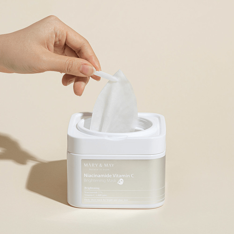 skincare-kbeauty-glowtime-mary and may niacinamide vitamin C brightening sheet mask