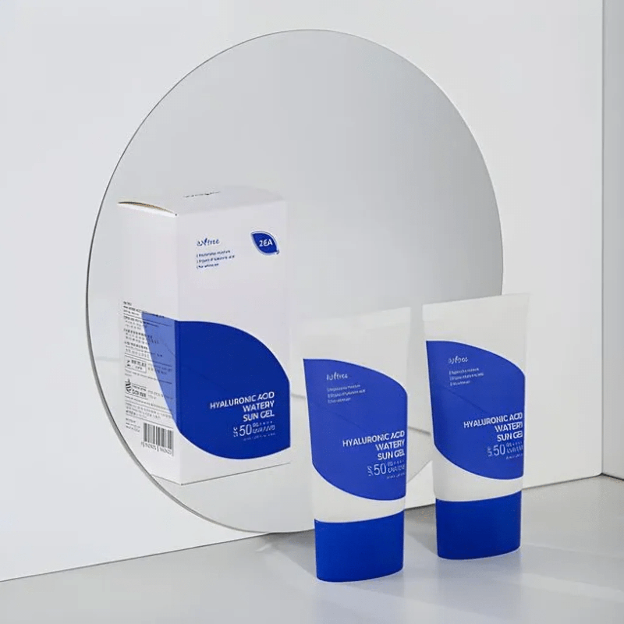 watery un gel twin pack skincare-kbeauty-glowtime-isntree hyaluronic acid watery sun gel twin pack