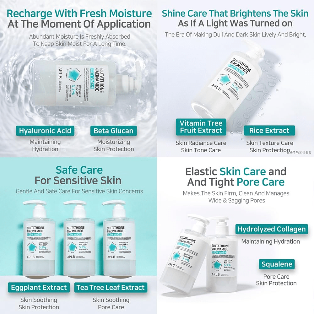Glutathione Niacinamide Body Wash 7 skincare-kbeauty-glowtime-aplb Glutathione Niacinamide Body Wash