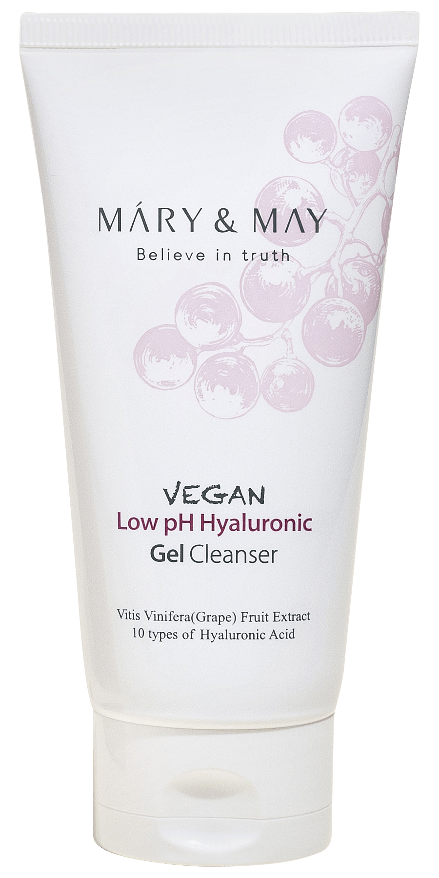 Mary&May Vegan Low pH Hyaluronic Gel Cleanser 150ml skincare-kbeauty-glowtime-mary & may vegan low ph hyaluronic gel cleanser