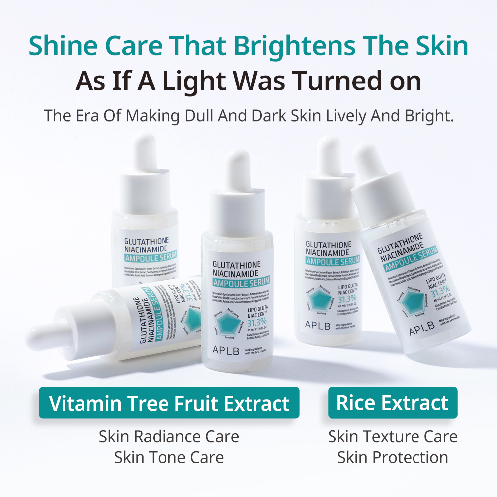 26 skincare-kbeauty-glowtime-aplb glutahione niacinamide ampoule serum
