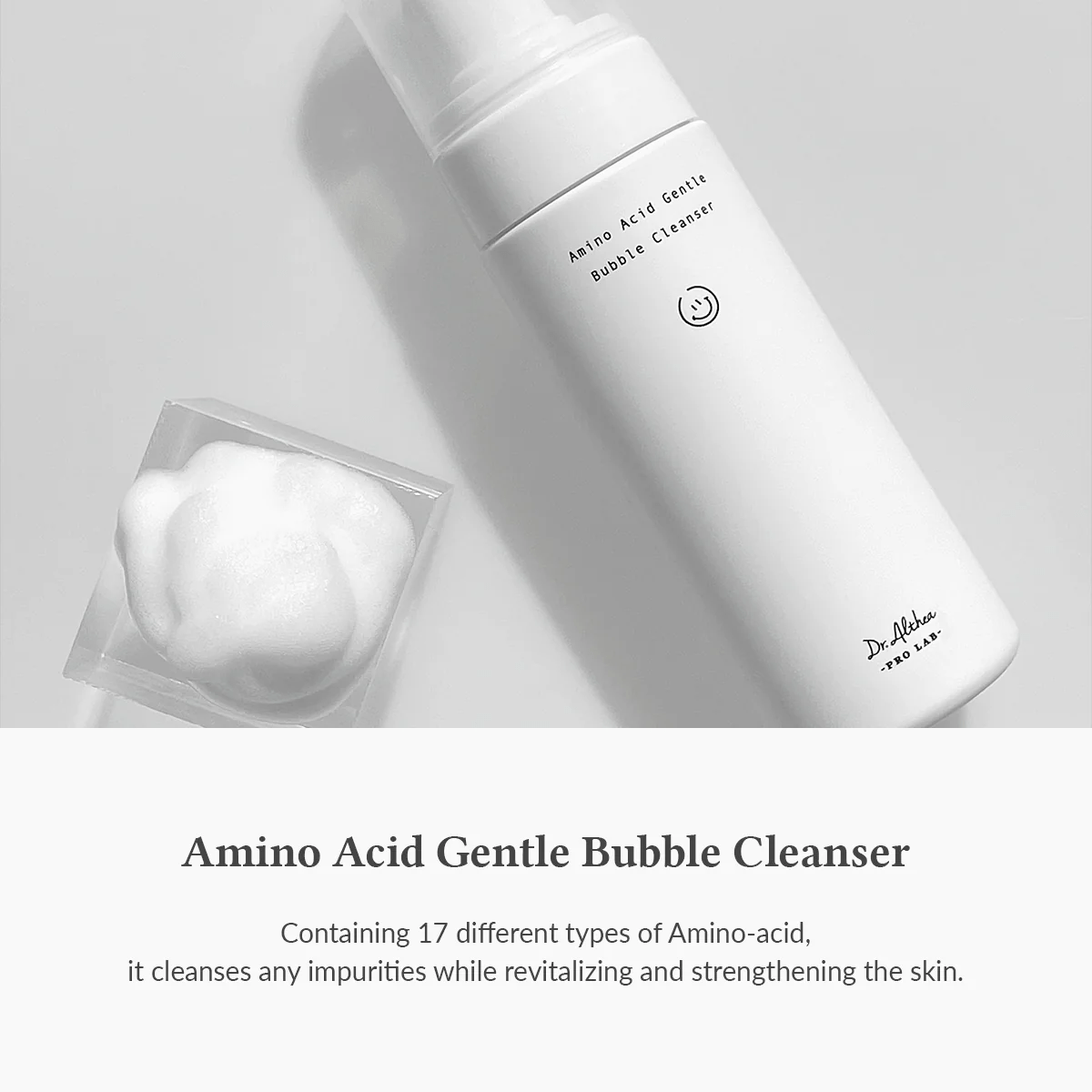Amino Acid Gentle Bubble Cleanser 2 skincare-kbeauty-glowtime-dr althea amino acid gentle bubble cleanser